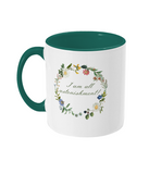 I Am All Astonishment! Floral Mug