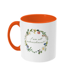 I Am All Astonishment! Floral Mug