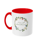 I Am All Astonishment! Floral Mug