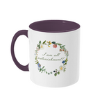 I Am All Astonishment! Floral Mug