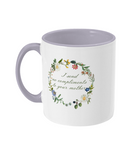 Lady Catherine Send No Compliments Floral Mug