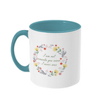 I Am Not Romantic Flower Mug