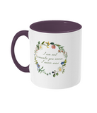 I Am Not Romantic Floral Mug
