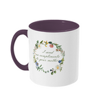 Lady Catherine Send No Compliments Floral Mug