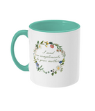 Lady Catherine Send No Compliments Floral Mug