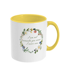 I Am Not Romantic Floral Mug