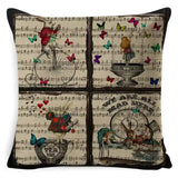 Alice in Wonderland Quotes Cushion Cover