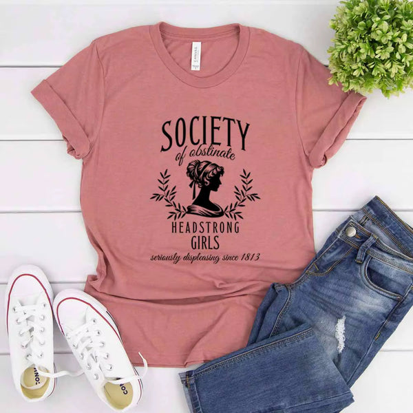 Jane Austen Obstinate Girls T-Shirt