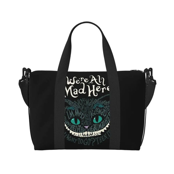 Mad Cheshire Cat Tote Shopping Bag