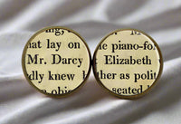 Pride & Prejudice Elizabeth & Darcy Earrings 