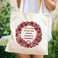 Elizabeth Bennet Courage Tote Bag