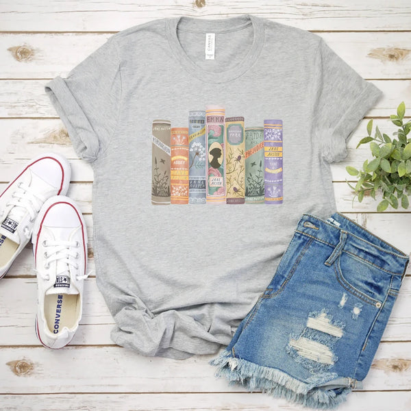 Jane Austen Seven Novels T-Shirt