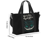 Mad Cheshire Cat Tote Shopping Bag