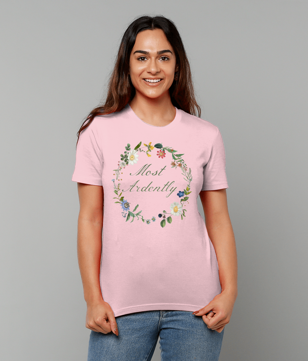 Mr Darcy Most Ardently Floral T-Shirt | thejaneaustenshop.co.uk