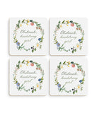 Obstinate Headstrong Girl Floral Coaster Set