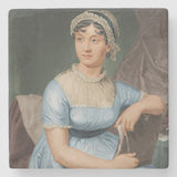 Jane Austen Pictorial Marble Coaster