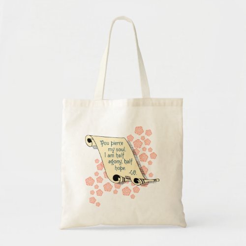 Persuasion Quote Tote Bag