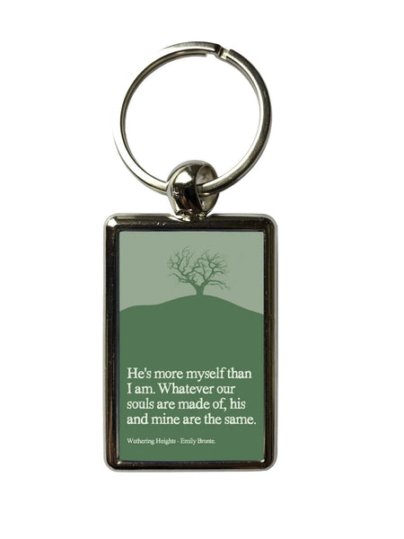 Wuthering Heights Quote Keyring