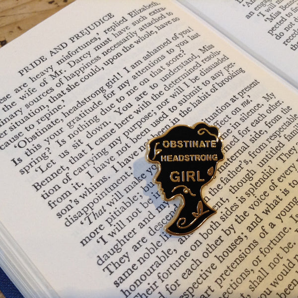 Obstinate Headstrong Girl Pin Brooch