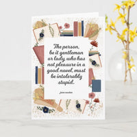 Jane Austen Northanger Abbey Reading Greeting Card