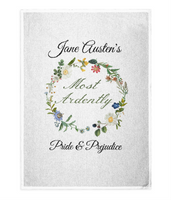 Jane Austen Most Ardently Tea Towel