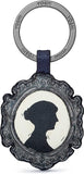 Jane Austen Silhouette Keyring 