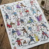 Jane Austen Characters Sampler Cross Stitch Kit -  thejaneaustenshop.co.uk
