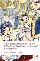 So You Think You Know Jane Austen? A Literary Quizbook -  thejaneaustenshop.co.uk