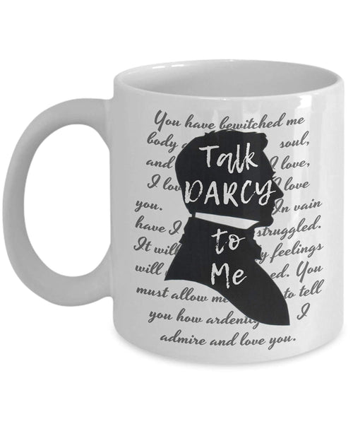 Jane Austen Talk Darcy To Me Mug -  thejaneaustenshop.co.uk