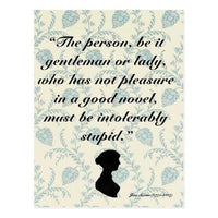 Northanger Abbey Quote Postcard