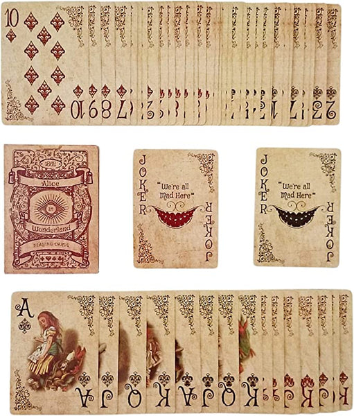 Alice In Wonderland Vintage Playing Cards 