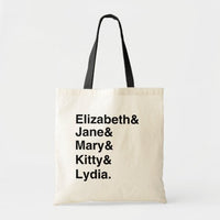 The Bennet Sisters Tote Bag