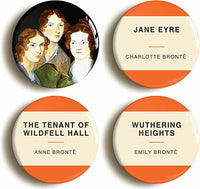 Brontë Sisters Badges - Set of 4