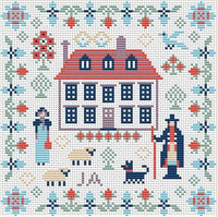 Jane Austen Steventon House Sampler Cross Stitch Kit