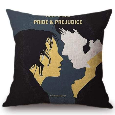 Pride & Prejudice Proposal Cushion