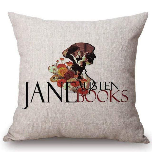 Jane Austen Books Cushion Cover