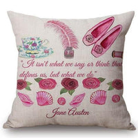 Sense & Sensibility Pink Cushion