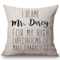 Mr. Darcy Cushion