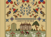Jane Austen Netherfield Embroidery Sampler Chart