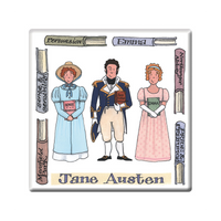 Jane Austen Characters Coaster