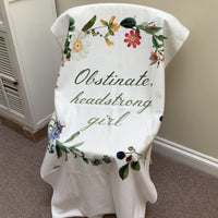 Obstinate Headstrong Girl Beach Towel