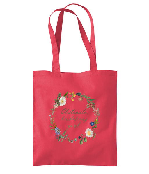 Obstinate Headstrong Girl Tote Bag | thejaneaustenshop.co.uk