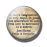 Pride & Prejudice Quote 6 Fridge Magnets