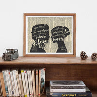 Mr & Mrs Darcy Happy Canvas Print