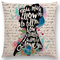 Romantic Quotes Cushion Cover