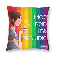 Jane Austen Mote Pride Cushion Cover