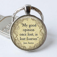 Darcy Quote Keyring -  thejaneaustenshop.co.uk