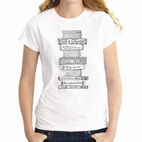 All The Novels T-Shirt -  thejaneaustenshop.co.uk
