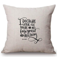 Caroline Bingley Quote Cushion 